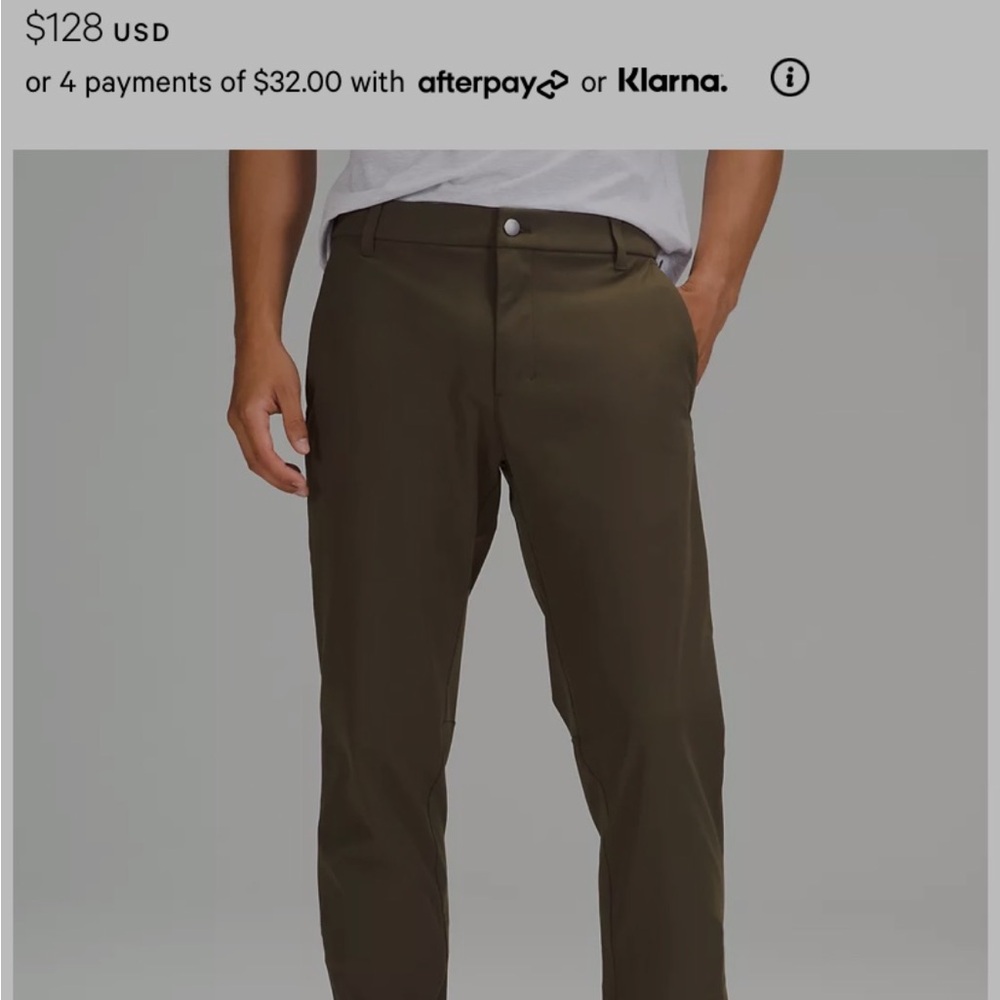 Lululemon Commission Classic men’s pants size 31/30
